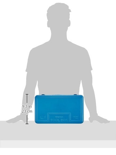 TRUSCO T-360 Trunk Tool Box, 14.6 x 8.7 x 3.7 inches (368 x 222 x 95 cm), Blue Trusco