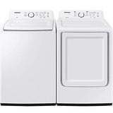 SAMSUNG WA40A3005WPR White Top Load HE Washer/Dryer Pair SAMSUNG
