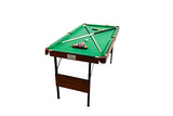 RACK Crux 55 in Folding Billiard/Pool Table (Green)-Portable and Space-Saving Entertainment! RACK