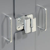 Global Industrial Bin Cabinet with 144 Red Bins, 38x24x72, Assembled Global Industrial