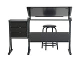 SD STUDIO DESIGNS Eclipse Craft Center in Black / Black 13365 SD STUDIO DESIGNS