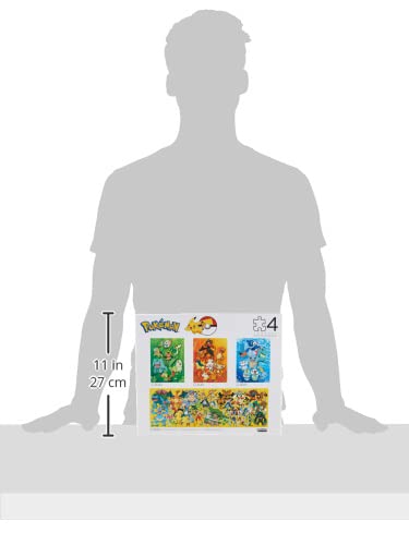 Buffalo Games - Pokemon - 4 x 1 Multipack - Multi Piece Jigsaw Puzzle For Adults -Challenging Puzzle Perfect for Game Nights - Finished Size Varies Buffalo Games