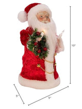 Kurt S. Adler Kurt Adler Inch UL 10-Light Santa Treetop, Multi Kurt S. Adler