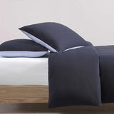 Tommy Hilfiger - Queen Comforter Set, Soft & Breathable Micro Piqué Cotton Bedding, Medium Weight Feel for Year Round Comfort, 3 Piece Bed Set with Matching Pillowcases (Navy) Tommy Hilfiger