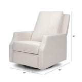 NAMESAKE Crewe Recliner and Swivel Glider, Performance Cream Eco-Weave NAMESAKE