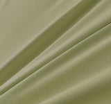 Colourful Snail 100-Percent Natural Washed Cotton Duvet Cover Set, Ultra Soft and Easy Care, Zipper Closure, Corner Ties, Simple Bedding Style, Queen/Full, Olive Green (Comforter Not Included) Colourful Snail