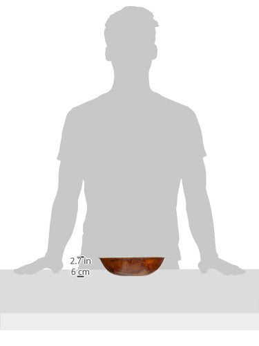 Winco WWB-10 Wooden Woven Salad Bowl, 10-Inch, Brown Winco