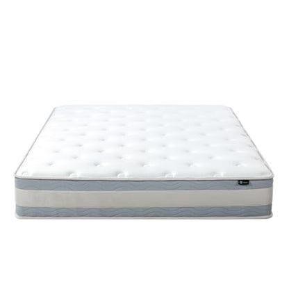 ZINUS 10 Inch Comfort Support Hybrid Mattress [New Version], Queen, Fiberglass Free, Medium Plush, Motion Isolation, Certified Safe Foams & Fabric, Mattress in A Box