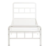 Cieemine 14 Inch White Twin XL Bed Frames with Headboard and Footboard, Heavy Duty Bed Frame Twin XL with Underneath Storage, No Box Spring Needed, Easy Assembly Cieemine