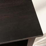 Sauder Miscellaneous Storage 5 Bookcase/book shelf, L: 35.28" x W: 13.23" x H: 69.76", Estate Black Sauder