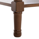 SAFAVIEH Home Collection Peyton Brown 3-Drawer Lower Shelf Console Table CNS5705C SAFAVIEH