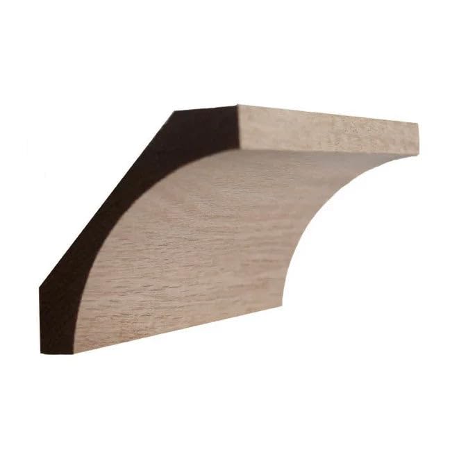 EWCR40 Cove Crown Moulding Trim, 3/4" x 3-3/4", Poplar, 94" Newmouldings