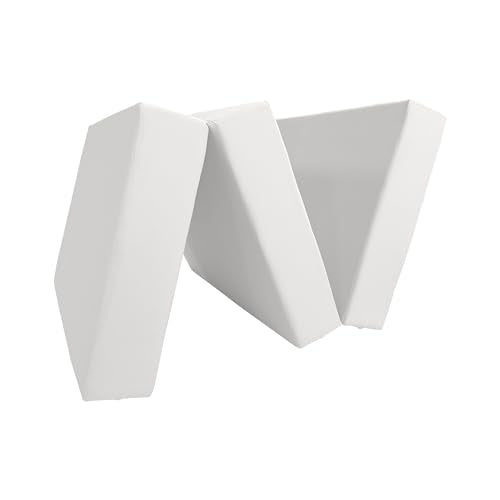 D&D Futon Furniture White Twin Size Shikibuton Trifold Foam Beds 6x39x75, High Density Foam 1.8, Floor Foam Folding Mats D&D Futon Furniture