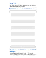 CHICOLOGY Zebra Blinds , Roller Window Shades , Blinds for Windows , Roller Shades for Windows , Window Shades for Home , Window Shades , Pull Down Shades for Windows , 29"W X 72"H , Basic Arctic CHICOLOGY