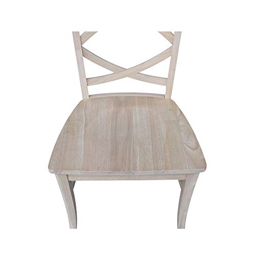 International Concepts Milano Chair, Unfinished IC International Concepts