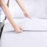 Utopia Bedding Flat Sheets - Pack of 6 - Soft Brushed Microfiber Fabric - Shrinkage & Fade Resistant Top Sheets - Easy Care (Queen, White) Utopia Bedding