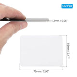 PATIKIL 3x2.2 in Sublimation Magnet Blanks, 20pcs Sublimation Blanks Products Personalized Refrigerator Magnets for Kitchen Fridge Home Decor, Rectangle PATIKIL