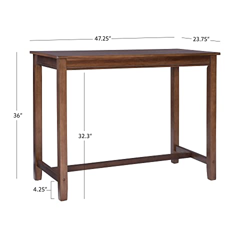 Linon Claridge Rustic Wood 36 inch Height Pub Table Linon