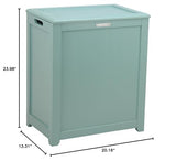 Oceanstar RH5513C Storage Hamper, Laundry Hamper, Turquoise Oceanstar