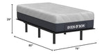 Sven & Son Essential Adjustable Bed Base (Frame) + 14 inch Hybrid Spring Matt (Medium Soft), Easy Assembly, Head and Foot Lift, Memory Positions, Zero Gravity, Wireless Remote - Split King Sven & Son