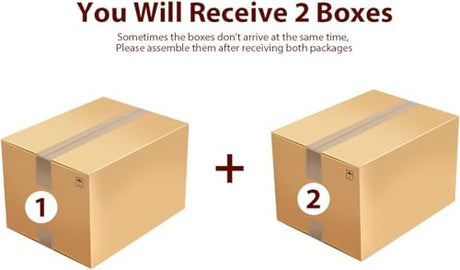 GarveeHome Executive Desk with File Drawers, Farmhouse Home Office Desk with Charging Station, 60 in Wooden Computer Desk with Cabinet Storage for Work Study Writing, White Walunt GarveeHome