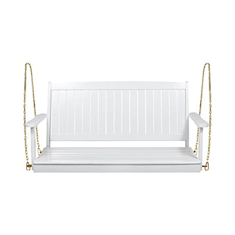 Christopher Knight Home Phoebe Outdoor Acacia Wood Porch Swing, White Christopher Knight Home