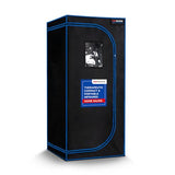 TopMaster Compact Infrared Home Easy Sit-in Design, Spa Size, Detox Therapy, Foldable Chair, Energy Efficient, Zippers for Reading, 1300W Power, Max 140°F Sauna, Black TopMaster