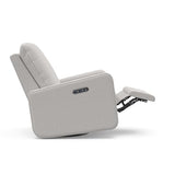 Graco Teddi Power Recliner Swivel Glider (Steel Basketweave) – Electronic Power Recline, USB-A & USB-C Charger, Premium Cushioning & Comfort Graco