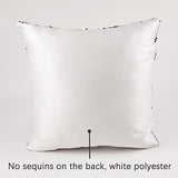 ORJ Sublimation Sequin Pillow Case Blanks 16''x16'' Flip Reversible Mermaid Decorative Personalized Cushion Throw Pillow Covers for Kids (Rose red Pillow case x 5piece) ORJ