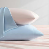 Laura Ashley - Full Sheet Set, 100% Soft & Silky Smooth Satin Bed Sheets, Deep Pockets, Bedding with Matching Fitted Sheet & Pillowcases (Bliss Pink) Laura Ashley