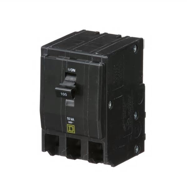 Square D - SQDQO3100 SQD QO3100 CB 3P 240V 100A, Black Schneider Electric