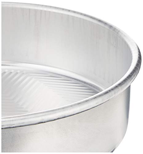 Nordic Ware Prism 9-Inch Round Cake Pan, 2-Pack, Natural Nordic Ware