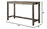 Cooper Antique Oak Rectangle Bar Table by Best Master Furniture Best Master Furniture