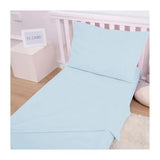 TL Care 100% Natural Cotton Jersey Knit 3-Piece Toddler Sheet Set, Blue, Soft Breathable, for Boys and Girls TL Care