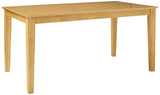 East West Furniture CAT-OAK-S Capri Kitchen Table - a Rectangle Dining Table Top with Sturdy Legs, 36x60 Inch, OAK East West Furniture