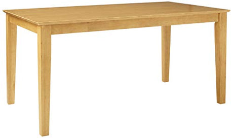 East West Furniture CAT-OAK-S Capri Kitchen Table - a Rectangle Dining Table Top with Sturdy Legs, 36x60 Inch, OAK East West Furniture