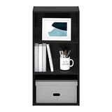 Furinno Luder 3-Tier Open Shelf Bookcase, Blackwood Furinno