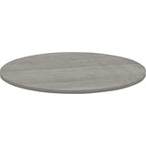 Lorell Weathered Charcoal Round Conference Table Lorell