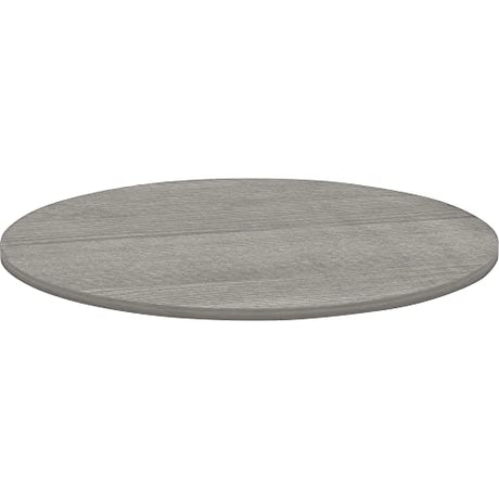 Lorell Weathered Charcoal Round Conference Table Lorell