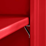 Sandusky Lee EA4R462472-01 Elite Garage Storage Cabinet, Steel Utility Cabinet with Adjustable Shelves, 72"H, Red Sandusky