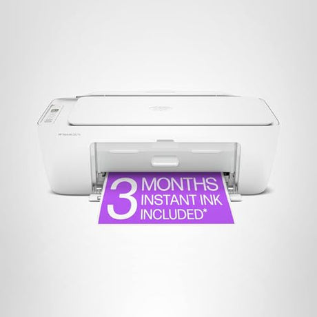 HP DeskJet 2827e Wireless All-in-One Color Inkjet Printer, Scanner, Copier, Best-for-Home, 3 Month Instant Ink Trial Included, AI-Enabled (6W7F5A) HP