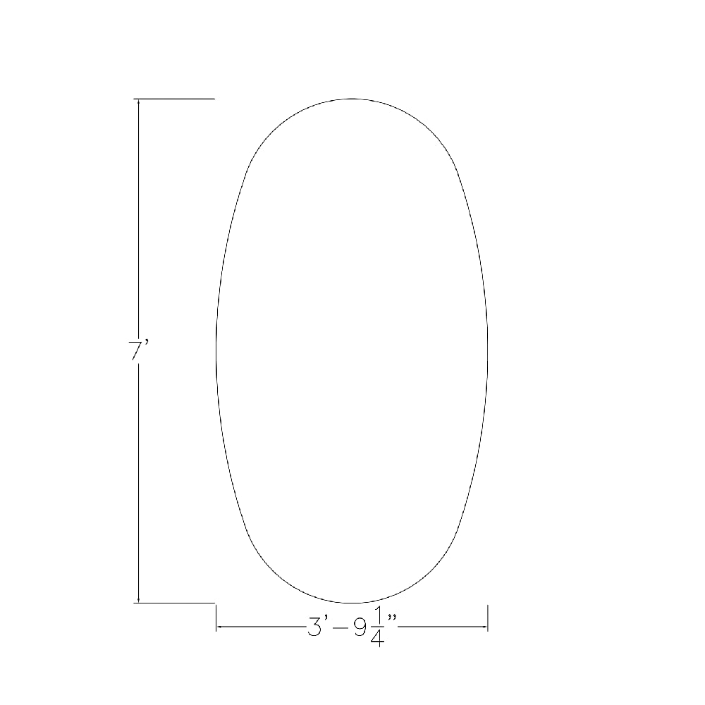 SKUTCHI DESIGNS INC. 6 Person Conference Table with Metal T-Bases | Oval Boat Shape| Harmony Series | 7-Foot Table | Asian Night with Matte Black Base SKUTCHI DESIGNS INC.