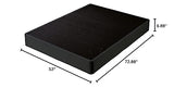 Signature Design by Ashley 10" Ready to Assemble Metal Foundation, Full, Black Signature Design by Ashley