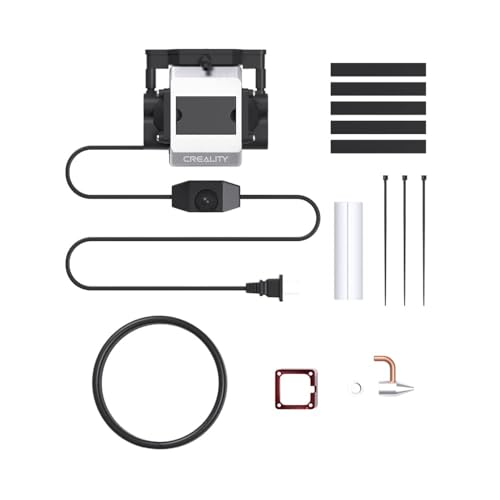 Creality Air Assist Kit for Laser Engraver Falcon 10W, 22L/min Airflow Air Assist Pump for Laser Cutter and Engraver, Clean Surface Smooth Edge, Remove Smoke/Dust, Protect Laser Lens Creality