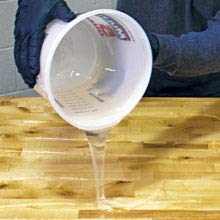 Simiron Table Top Epoxy Resin and Hardener Kit, Protective Coating for Countertops, Dining Tables and Wood Furniture, Crystal Clear, 1 Gal. SIMIRON