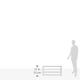 Whitmor 4 Tier 20 Pair Floor Shoe Rack - White Whitmor