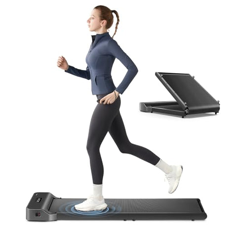 WALKINGPAD Z1 Foldable Walking Pad Treadmill for Home Office, Under Desk Treadmill with Adaptive Speed Control, Compact Design for Small Spaces, No Assembly Needed WALKINGPAD