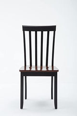 Boraam Bloomington Dining Chair, Black/Cherry, Set of 2 Boraam