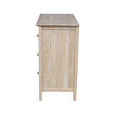 International Concepts Dresser with 3 Drawers, Unfinished IC International Concepts