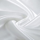 Homiest White Satin King Size Luxury Flat Sheet - Ultra Soft, Silky Bedding for King Mattress, Top Sheet Sold Separately Homiest